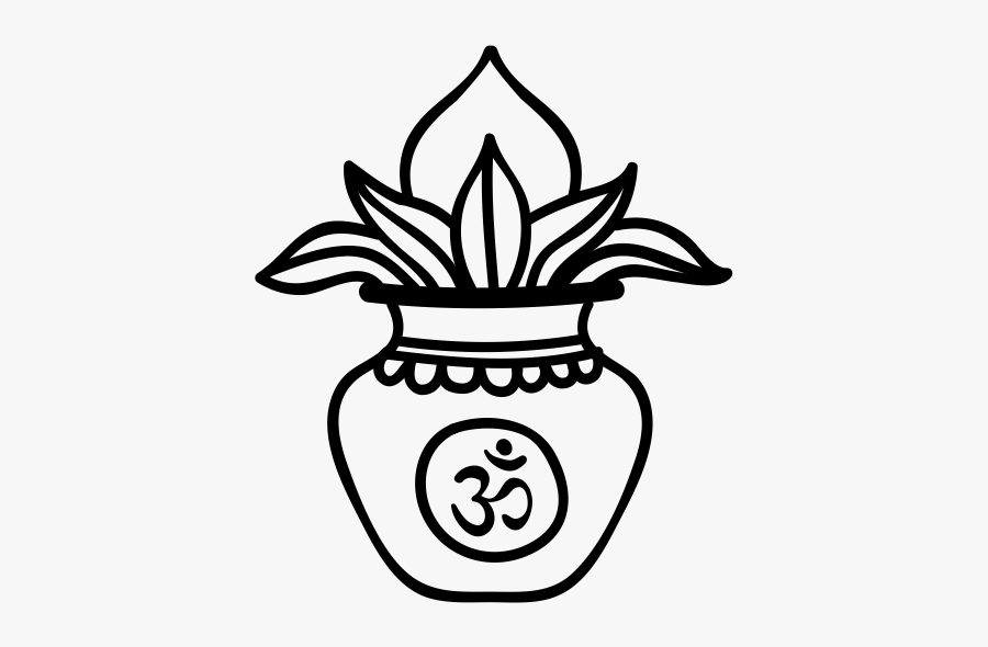 "
 Class="lazyload Lazyload Mirage Cloudzoom Featured - Kalash Line Drawing, Transparent Clipart