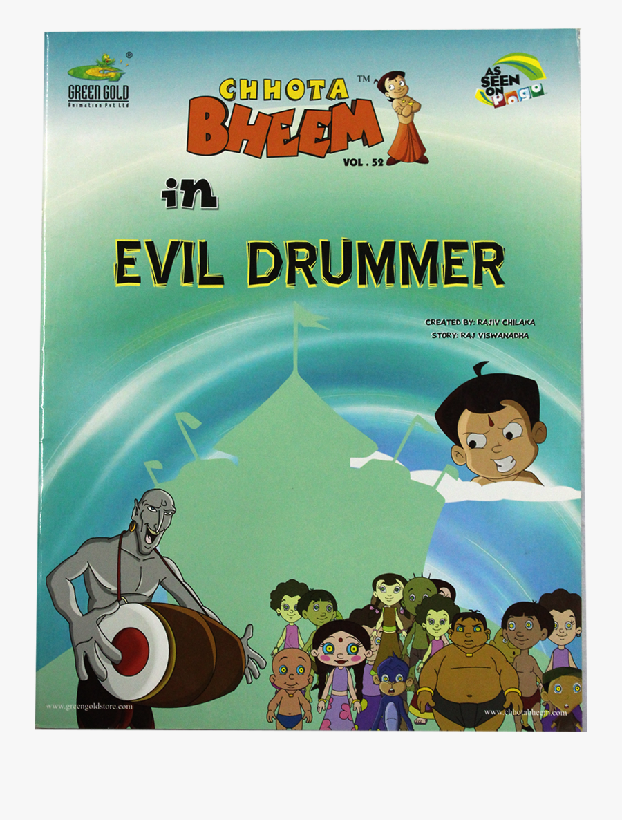 Chhota Bheem Evil Drummer, Transparent Clipart