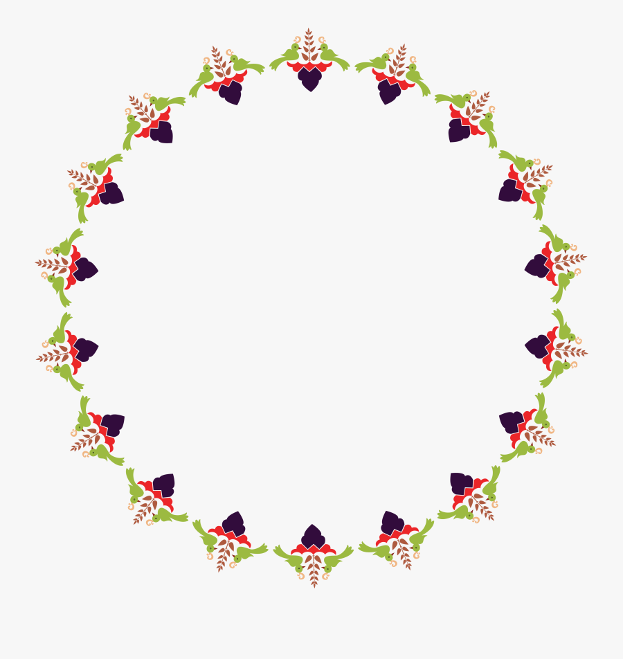 Circle Rangoli Design - Rangoli Design Vector Png Free, Transparent Clipart