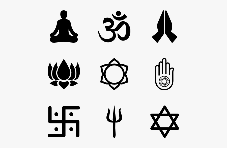 Hinduism Transparent - Religious Symbols, Transparent Clipart