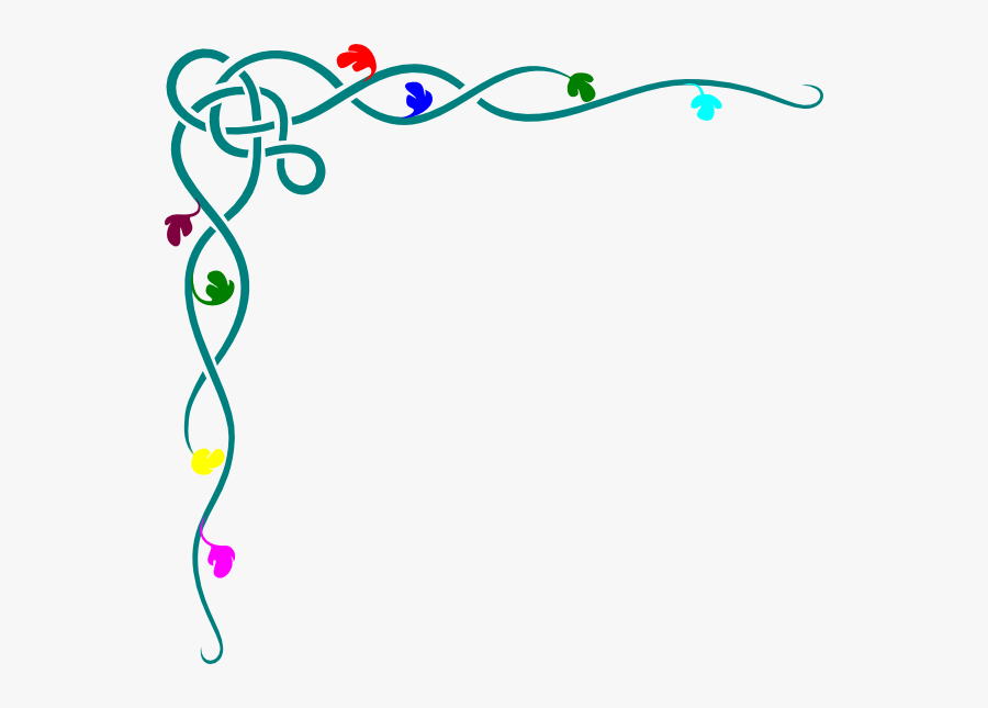 Pink And Black Border, Transparent Clipart