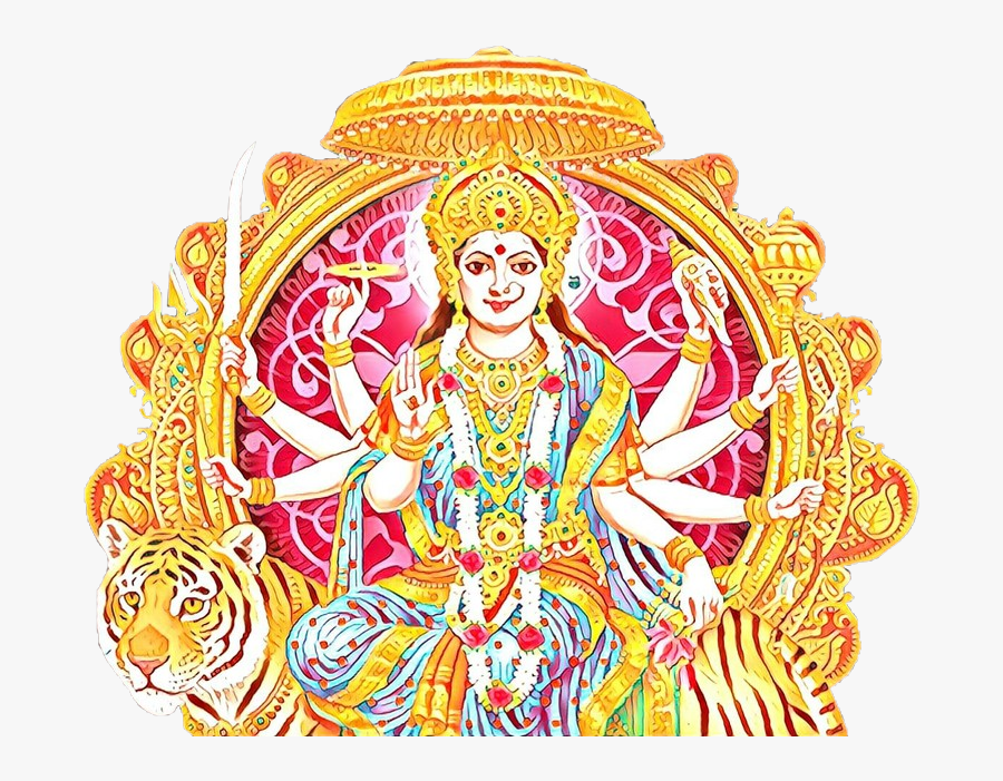 Durga, Transparent Clipart