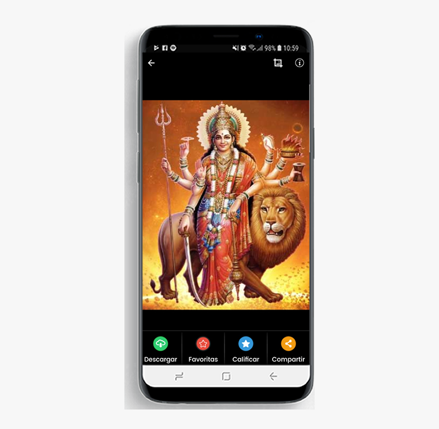Full Hd Durga, Transparent Clipart