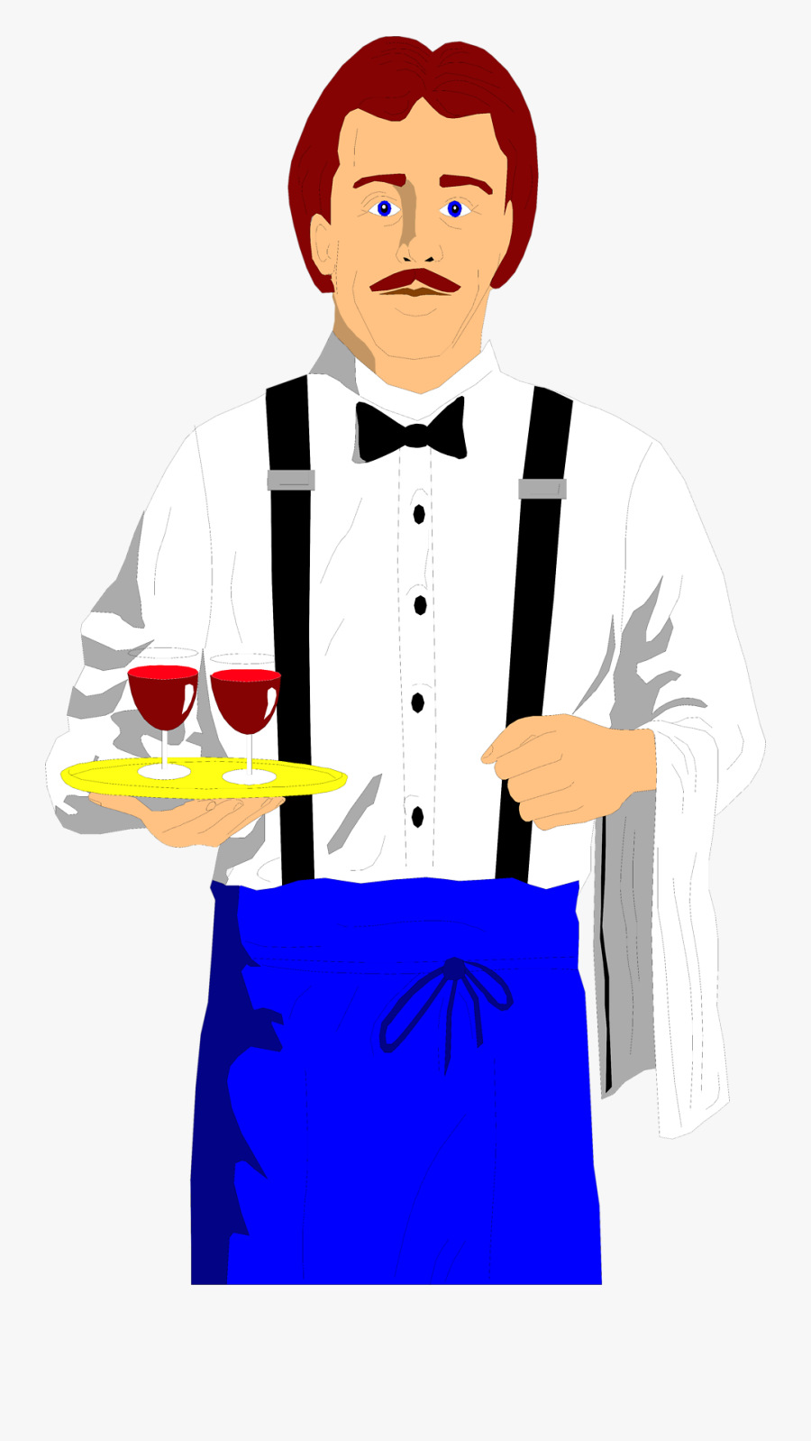 Clipart Waiter Png, Transparent Clipart