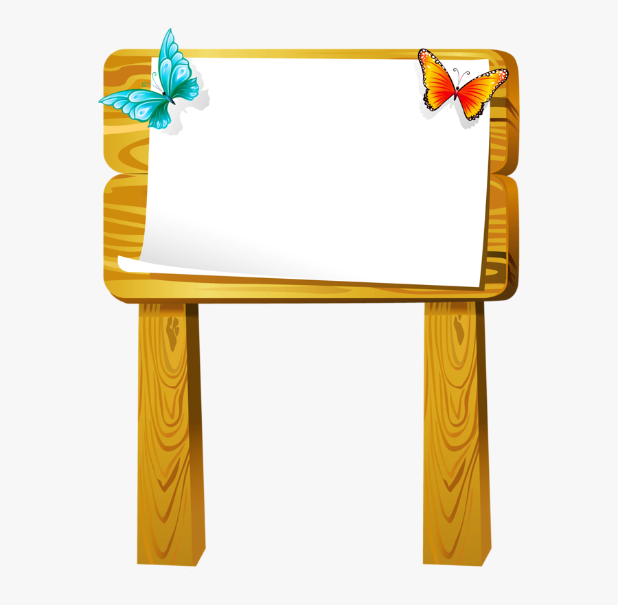 Desenho De Plaquinha De Madeira, Transparent Clipart