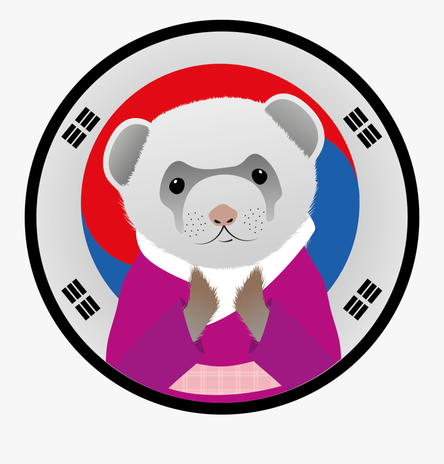 Ferret-badges 3 Korean Food Ferret - Sullivan's Brewing Company, Transparent Clipart