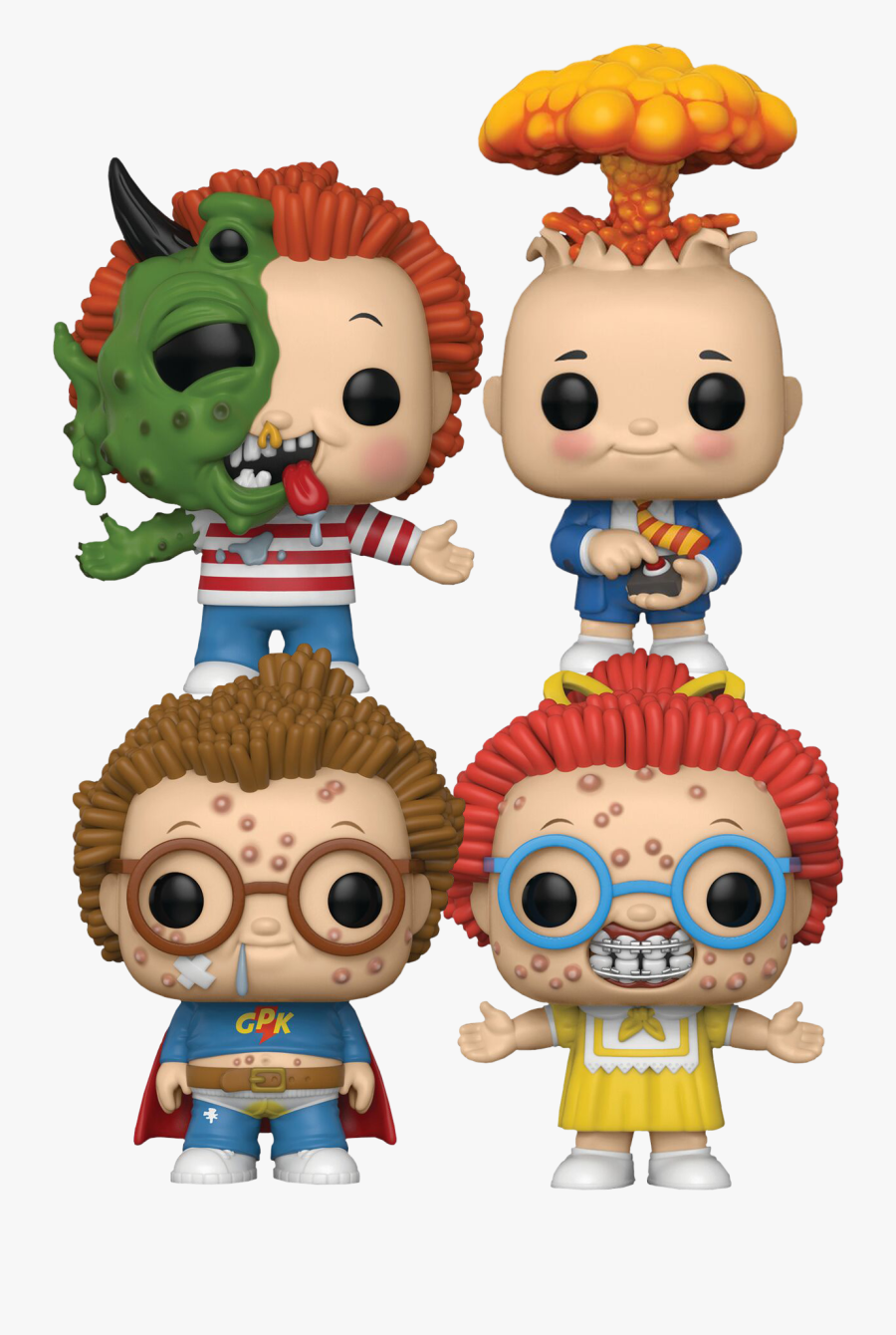 Clipart Pail Kids Funko Pop Vinyl Bundle Set - Garbage Pail Kids Pop Vinyl, Transparent Clipart