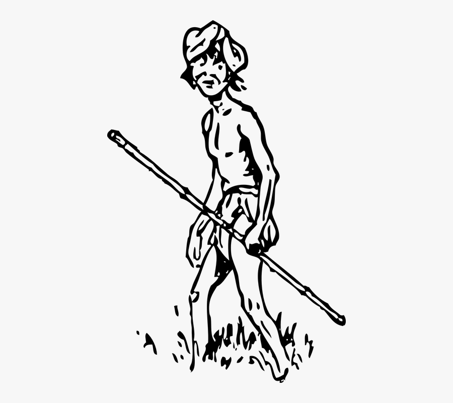 L Homme Au Bâton, Transparent Clipart