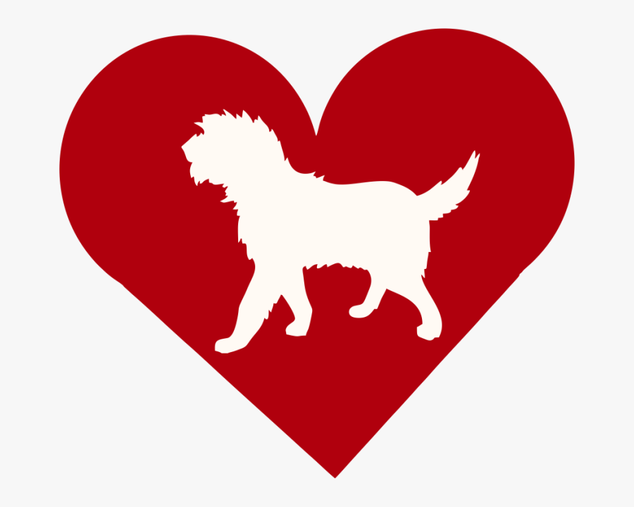 Armant Egyptian Sheepdog In Heart Outdoor Vinyl Silhouette, Transparent Clipart