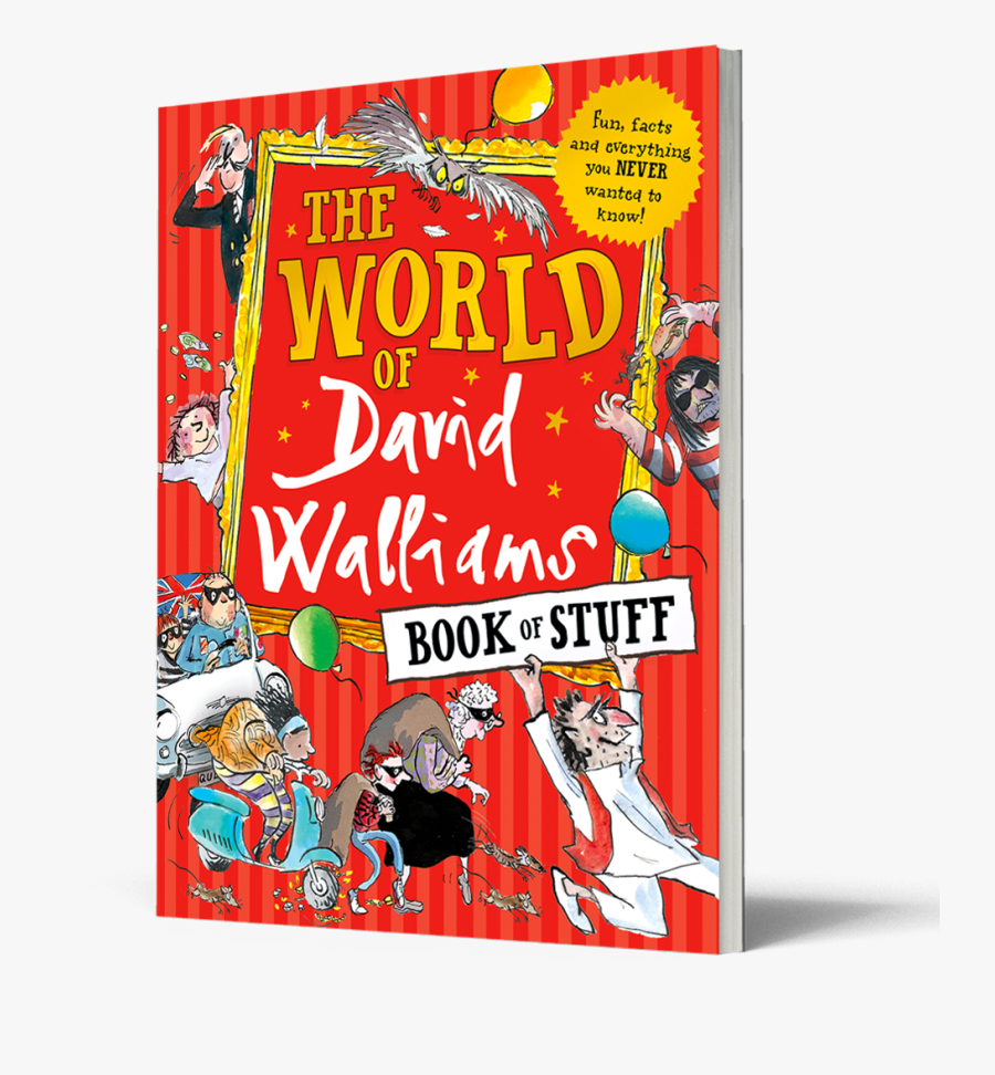 The World Of David Walliams - Word Of David Walliams Book Of Stuff, Transparent Clipart