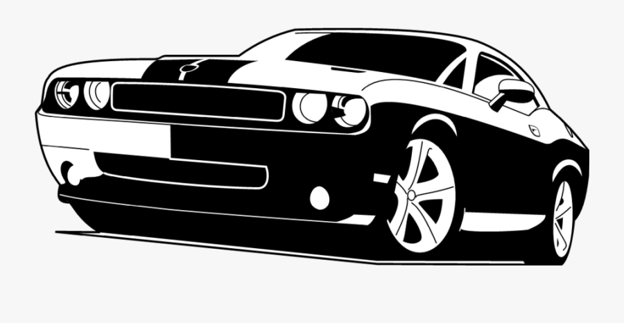 Harley Davidson Clipart Vinyl - Dodge Challenger Clipart, Transparent Clipart