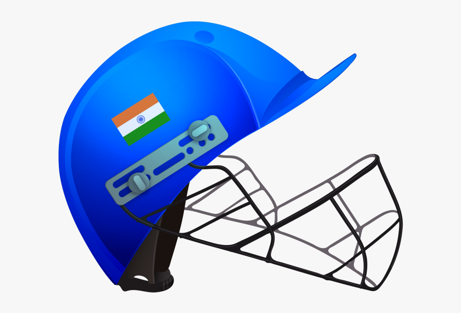 India Cricket Helmet Png, Transparent Clipart