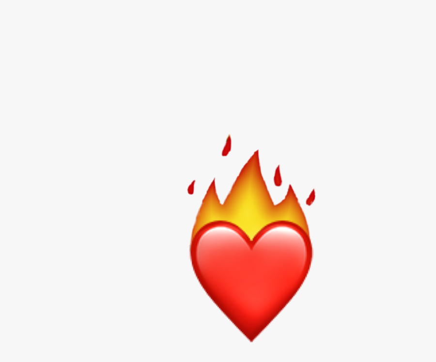 #creator #emoji #heart #fire - Heart, Transparent Clipart