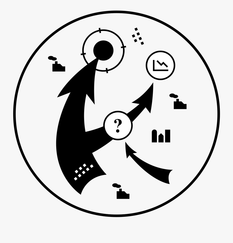 Image Of Multiple Arrows Pointing To The Top Of An - Strategic Management Strategy Concept, Transparent Clipart