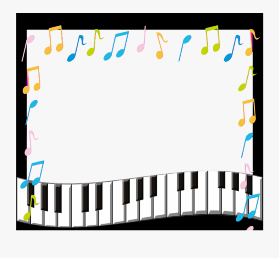 Transparent Music Frame Png - Music Notes Borders And Frames, Transparent Clipart