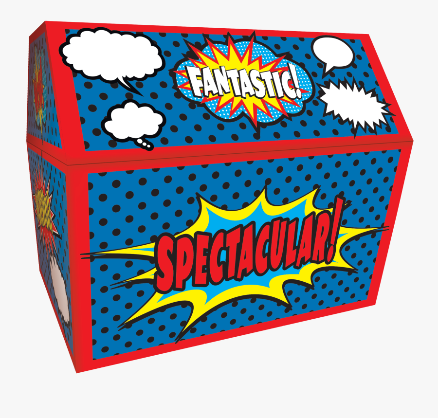Use Classroom Chests To Hold - Superhero Classroom Theme, Transparent Clipart