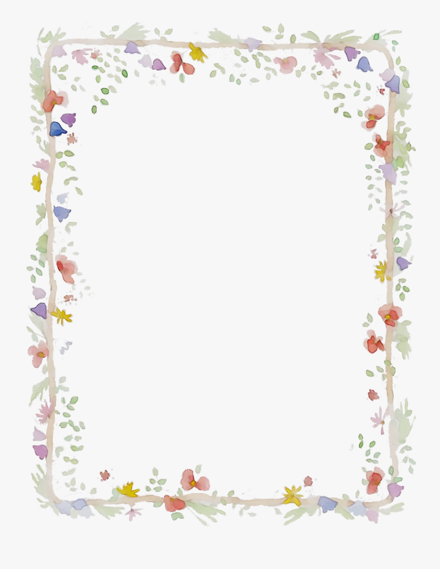 Music, Illustration, Drawing, Transparent Png Image - Free Flower Border Templates, Transparent Clipart