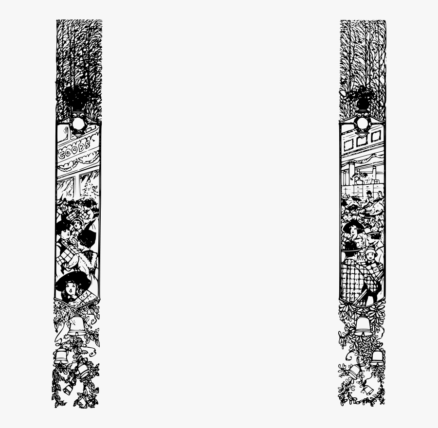 Seasonal Side Bars - Side Bars Png, Transparent Clipart