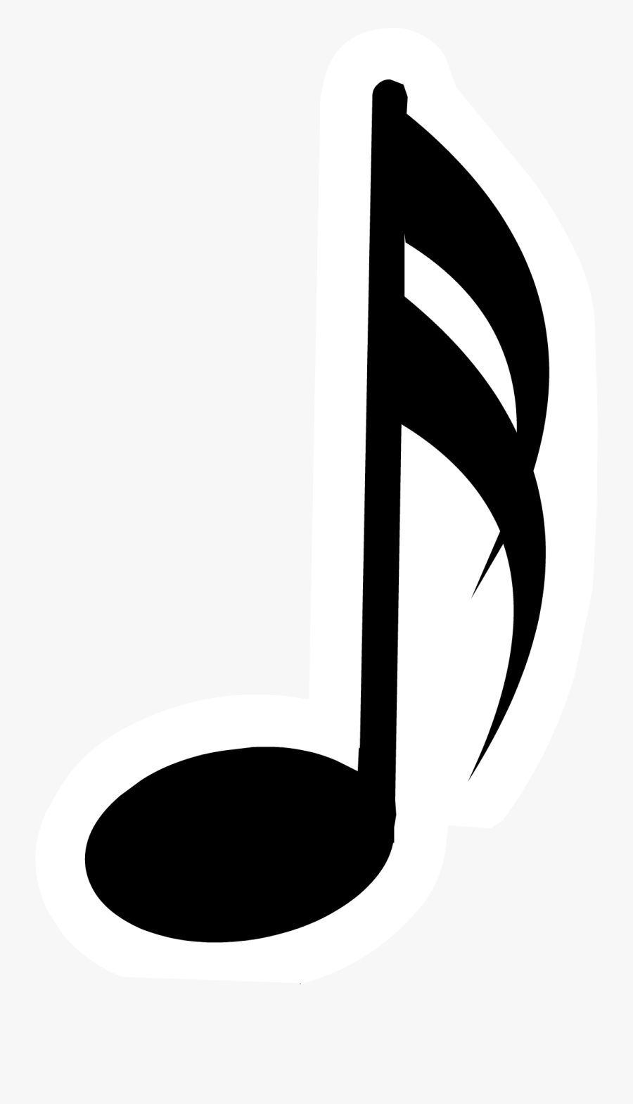 White Music Note Png - Music Notes Symbols Png, Transparent Clipart