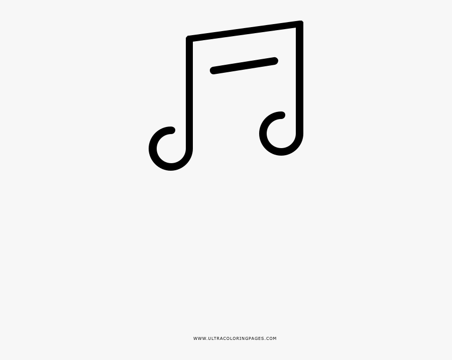 Music Notes Coloring Pages For Kids Christmas Free - Calligraphy, Transparent Clipart