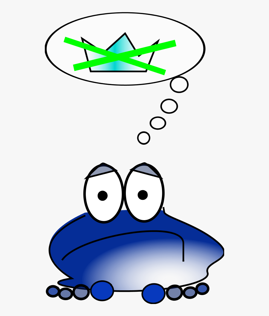 Cartoon Frog Question Frog, Transparent Clipart