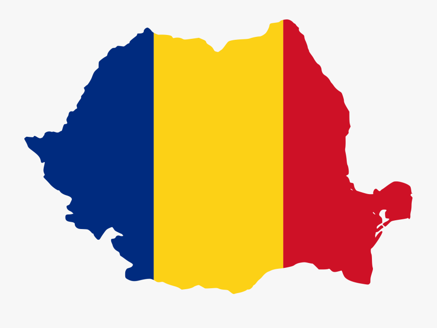 Картинки По Запросу Romania Map Flag - Romania Map With Flag, Transparent Clipart