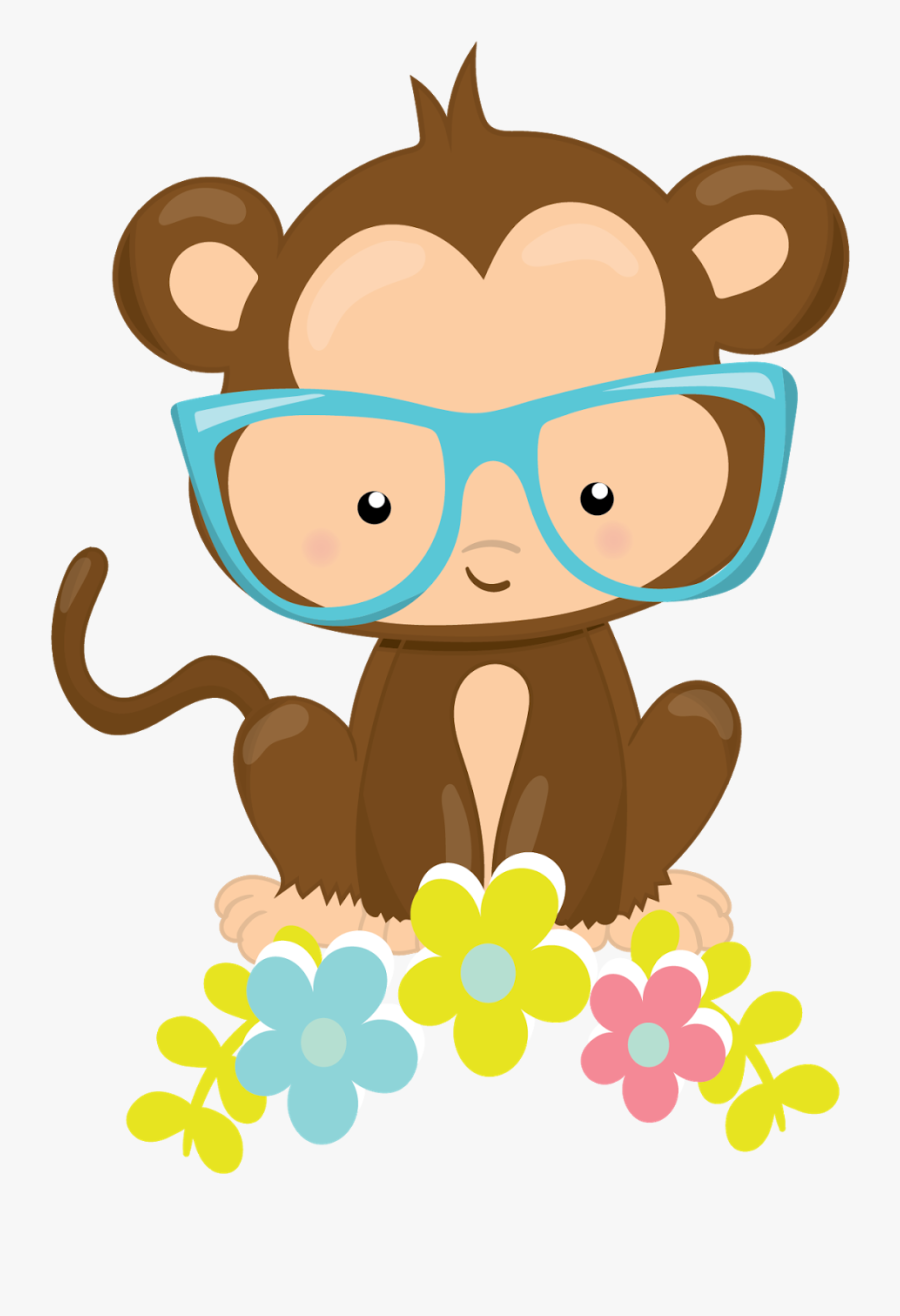 Monkeys, Kawaii, Animaux, Rompers, Kawaii Cute, Monkey - T-shirt, Transparent Clipart