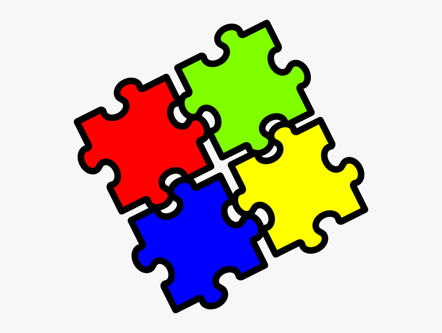 Reading Together Clipart - Autism Puzzle Piece Yellow, Transparent Clipart