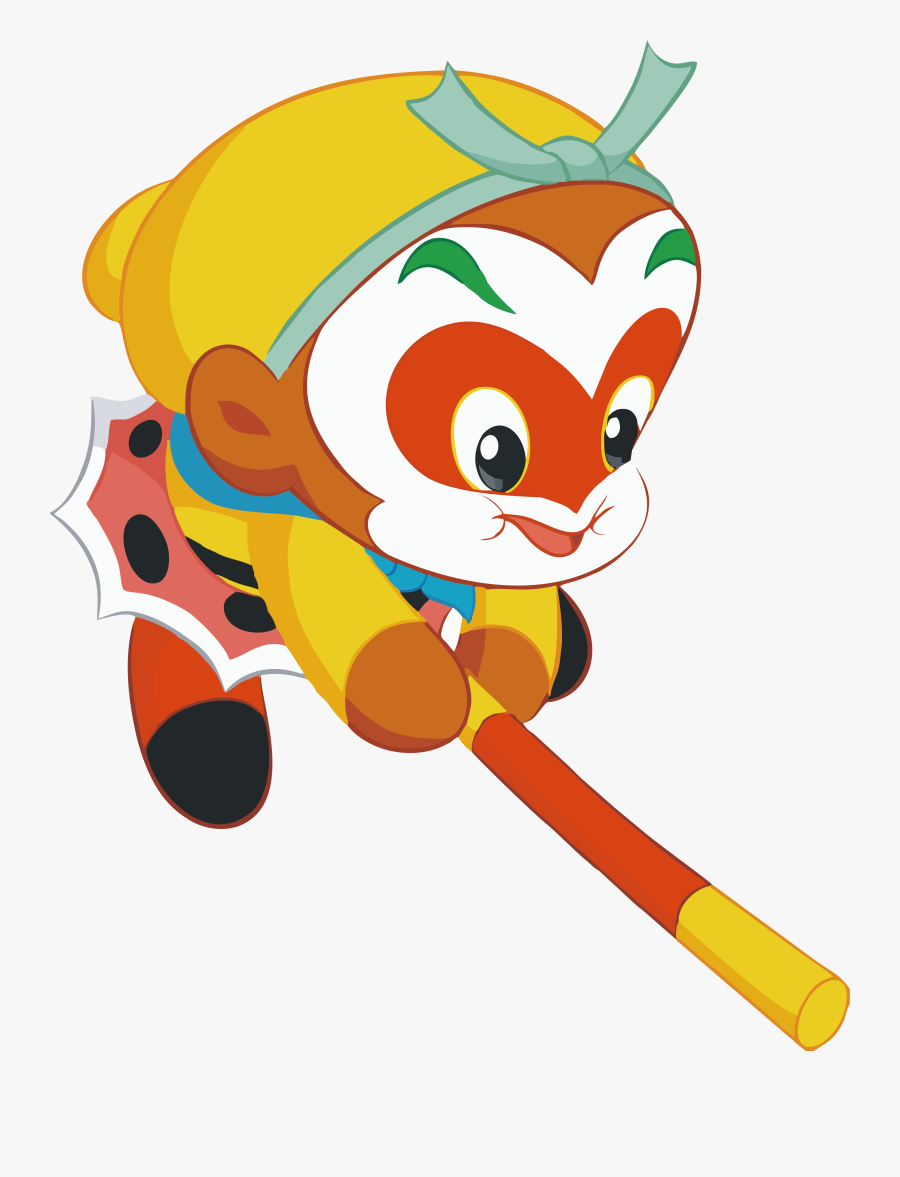 Transparent Journey Clipart - Sun Wukong Cartoon Png, Transparent Clipart