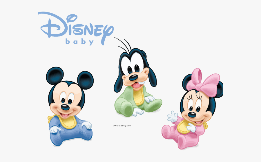 All Together Clipart - Mickey E Minnie Baby, Transparent Clipart
