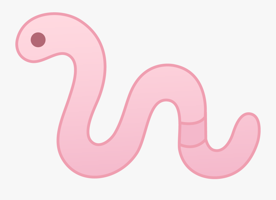 Little Earthworm Free Clip - Pink Worm Clip Art, Transparent Clipart