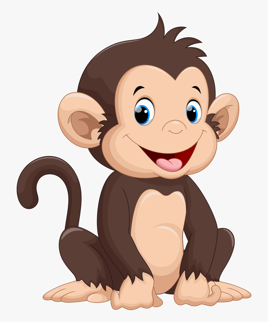 Monkey Cartoon Drawing Illustration - Monkey Cartoon, Transparent Clipart
