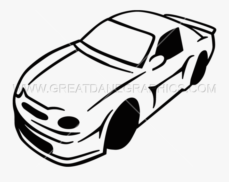 Cliparts For Free Download Racecar Clipart Outline - Black And White Race Car, Transparent Clipart