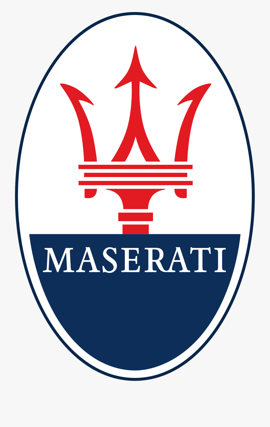 Maserati Logo, Transparent Clipart
