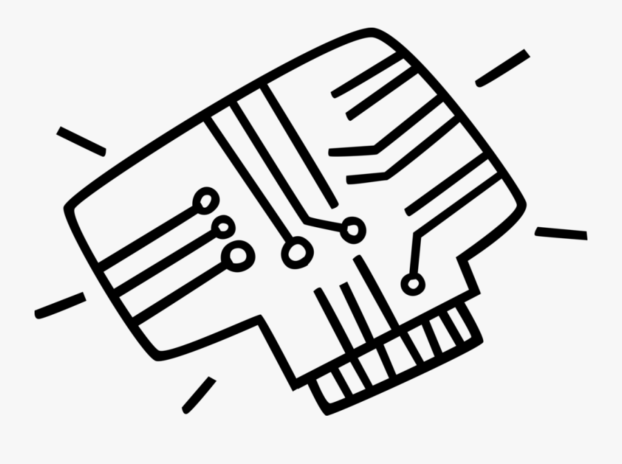 Clip Art Circuit Board Vector - 24 Hours Clock Png, Transparent Clipart