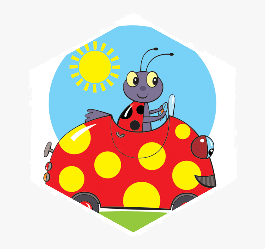 Insectropolis Bugs On The Go - Lady Bug Driving, Transparent Clipart