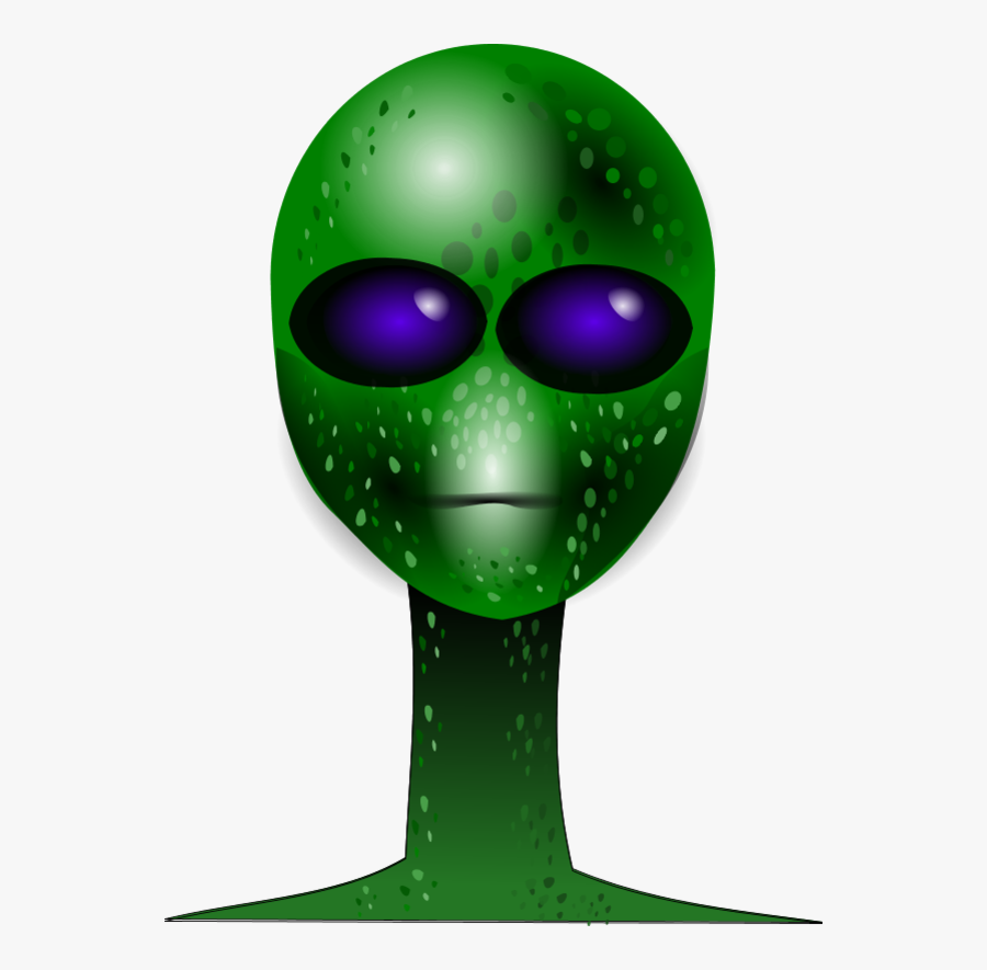 Transparent Nose Clip Art - Cartoon Alien Face, Transparent Clipart