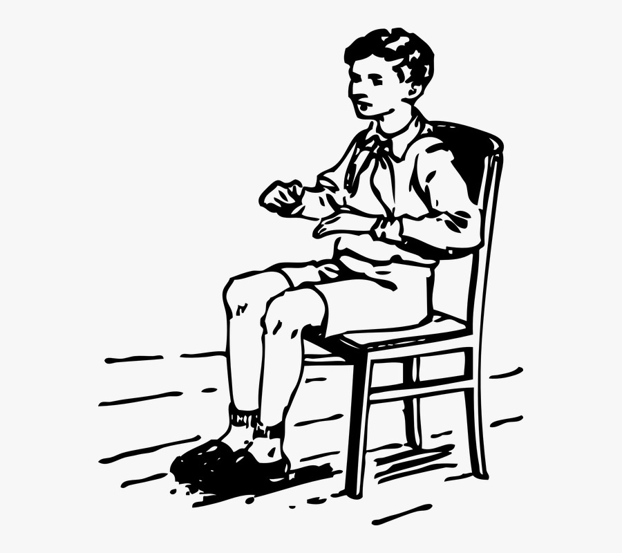 Sit Clipart Duduk - Sat Black And White, Transparent Clipart
