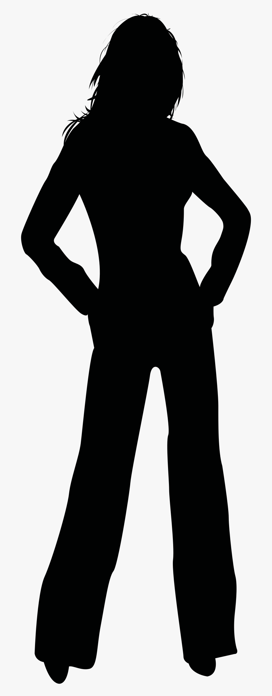 Shadow Clipart Student - Wearing Long Necklaces Make You Look Taller, Transparent Clipart
