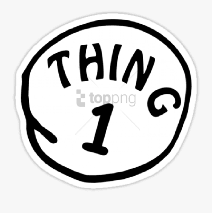Thing 1 Logo Png - Thing 1 Thing 2 Logo Png, Transparent Clipart