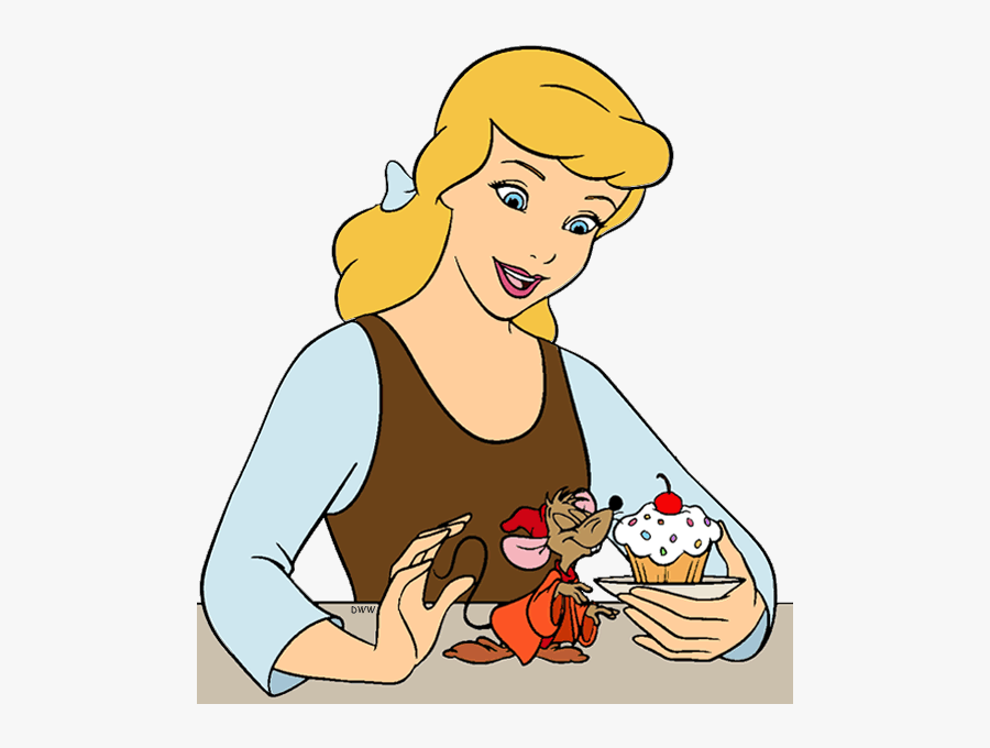 Disney Clipart, Disney Princesses, Disney Characters, - Cinderella And Jaq, Transparent Clipart