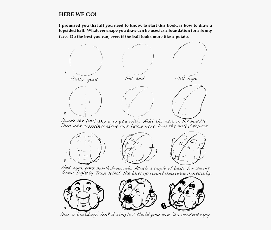 Andrew Loomis Fun With A Pencil 14 - Line Art, Transparent Clipart