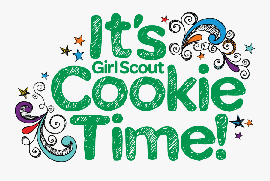 Clip Art It S Stationary Corners - Girl Scout Cookie Sale, Transparent Clipart