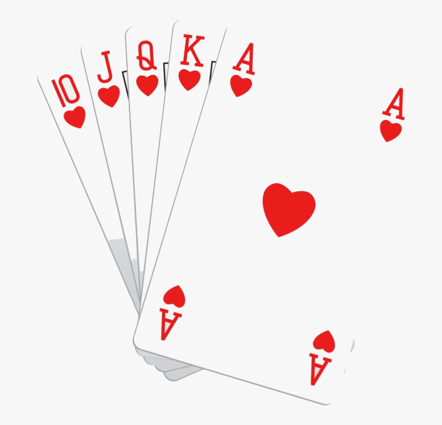 Playing Cards Clip Art Deck Of Card Heart Transparent - Playing Cards Transparent Background, Transparent Clipart