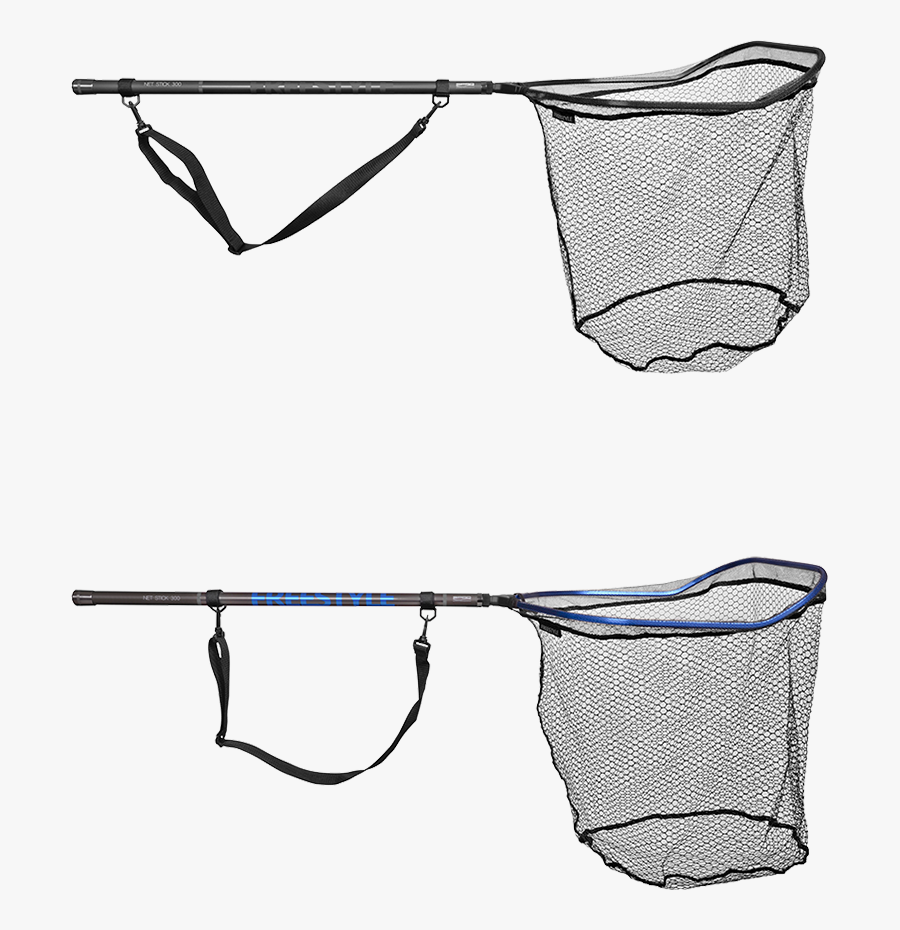 Freestyle Net Stick - Spro Freestyle Landing Net Black 70cm-3m, Transparent Clipart