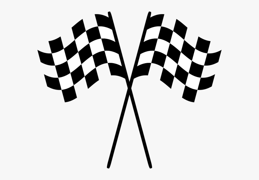 Finish Line Clipart Racing - Race Flag No Background, Transparent Clipart