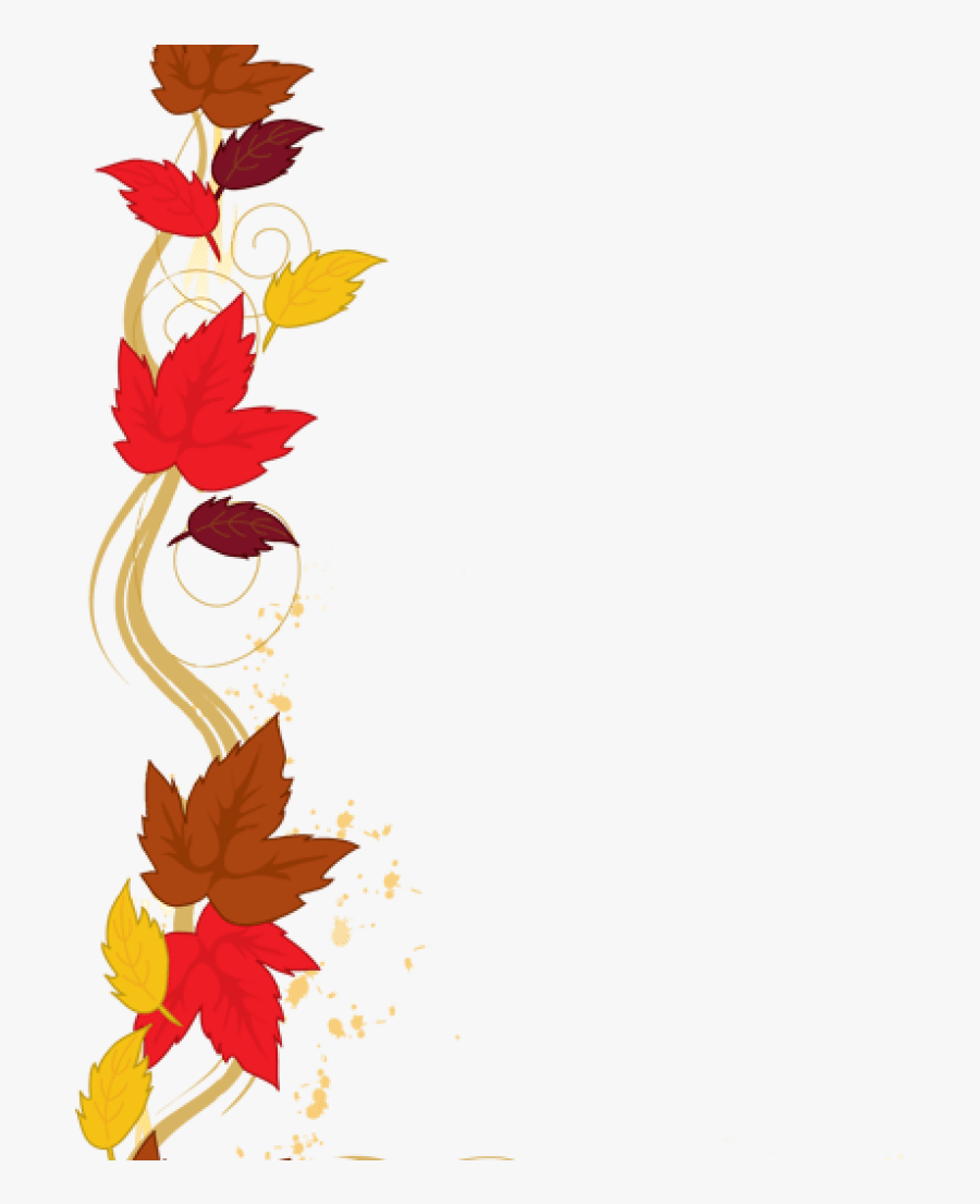 Transparent Fall Leaves Border Clipart , Png Download - Transparent Fall Leaves Border, Transparent Clipart