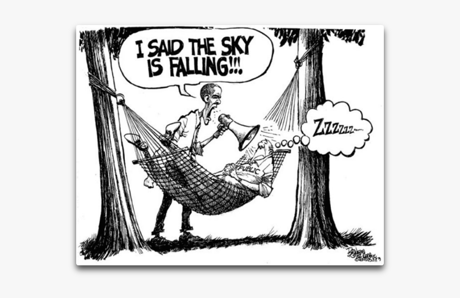 The Sky Is Falling - Liberals The Sky Is Falling, Transparent Clipart