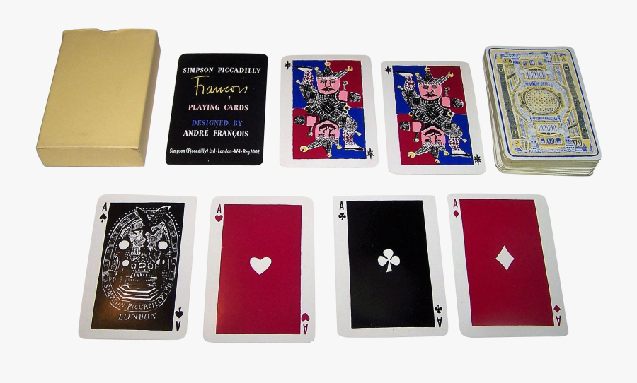 Clip Art Art Deco Playing Cards - Collectible Card Game, Transparent Clipart