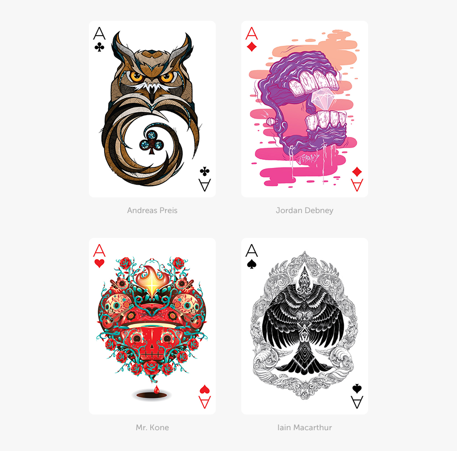 Illustrated Art Design Pinterest - Wolf Ace Of Spades, Transparent Clipart